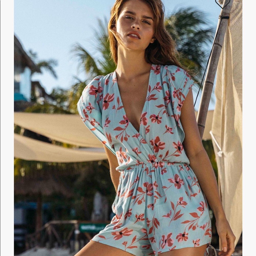 Billabong “Ruffled Up” Romper